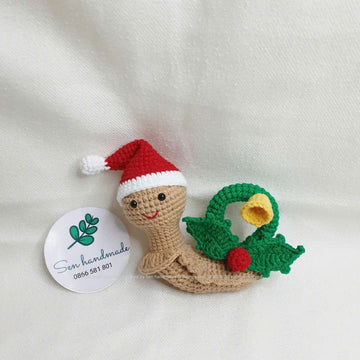 Wreath Snail- Crochet pattern - PDF file- English