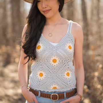 Breezy Days Daisy Tank Top