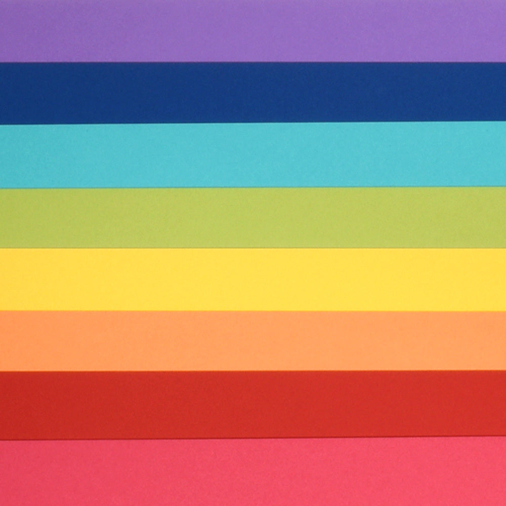 LoveCrafts Rainbow Collection Heavyweight Cardstock 100lb 8.5" x 11" 16 Pack