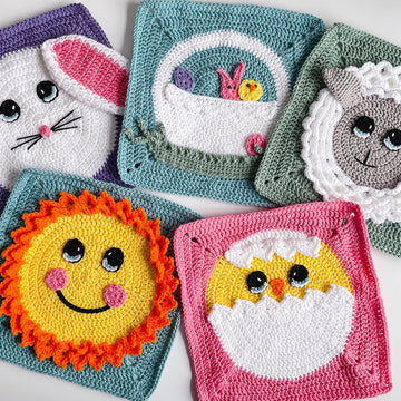 Easter Squares Blanket