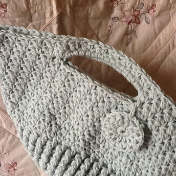 Crocheted Panama Tote Bag