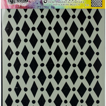 Ranger Dyan Reaveley's Dylusions Stencils 9"X12" - Court Jester