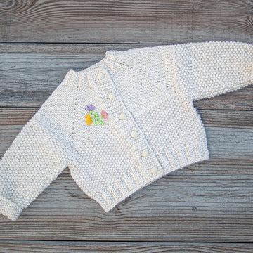 Baby Sweater with Embroidery