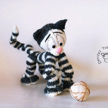 Playful Tabby cat