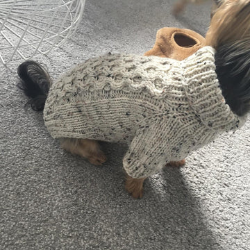 Tweed Dog Sweater