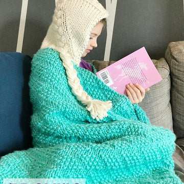 Hooded Elsa Blanket