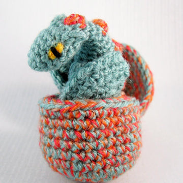 Tiny Dragon Hatchlings in Eggs Amigurumi