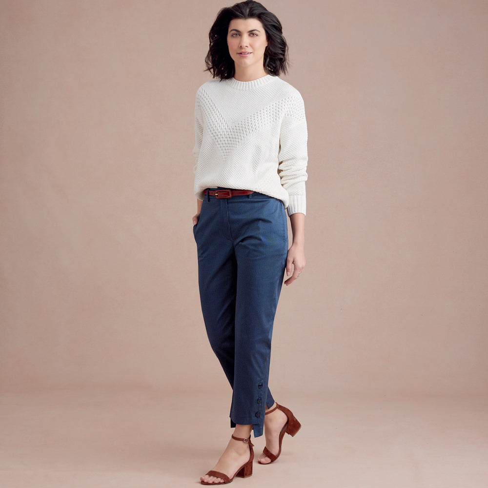 Simplicity S8957 Misses Slim Leg Pant with Variations - Sewing Pattern
