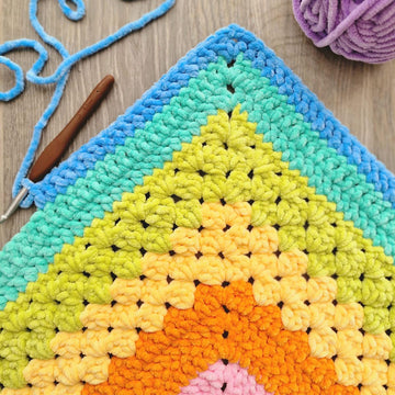 Chenille Granny's Gone Rogue Lap Blanket