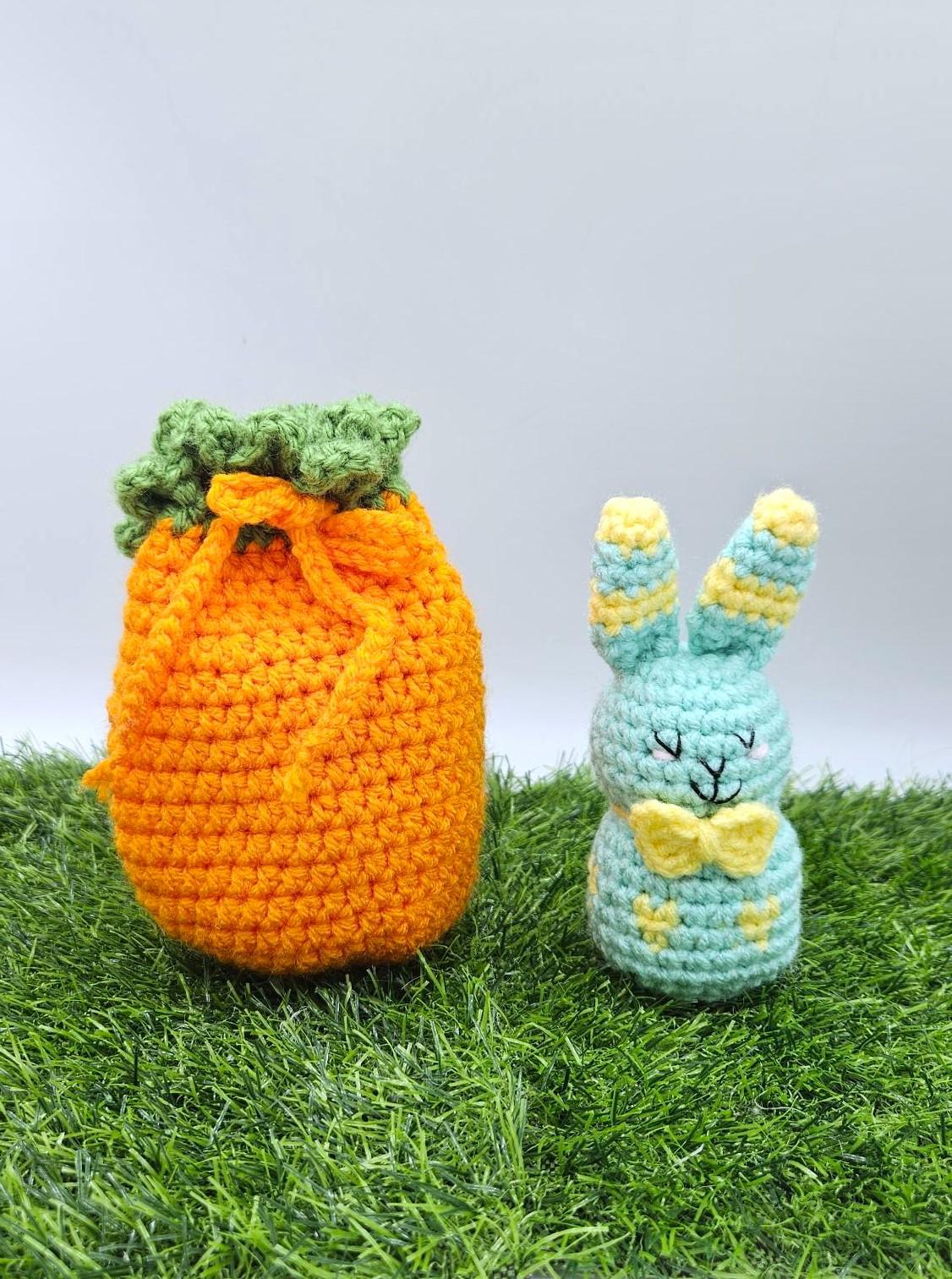 Bunny in Carrot Bag