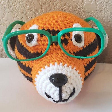 Tiger Eyeglass Holder