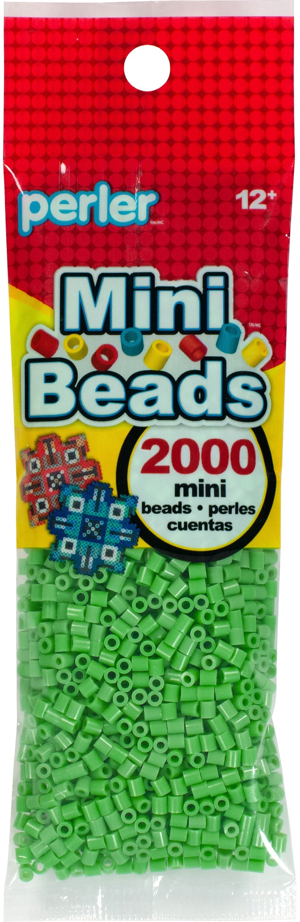 Perler Mini Perler Beads 2000/Pkg - Bright Green