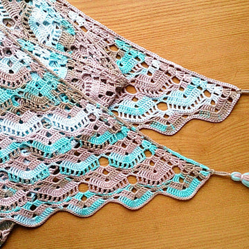 Waves shawl
