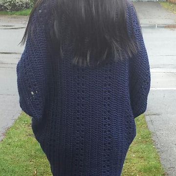 Easy Peekaboo Eyelet Crochet Shrug