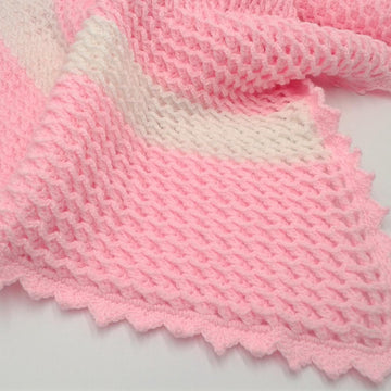 Wavy baby blanket