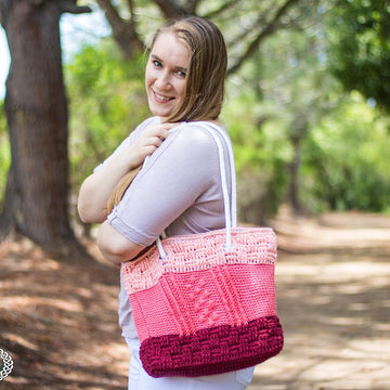 Bobble Basketweave Bag
