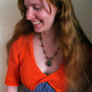 Mother and Daughter Twist Front Shrug
