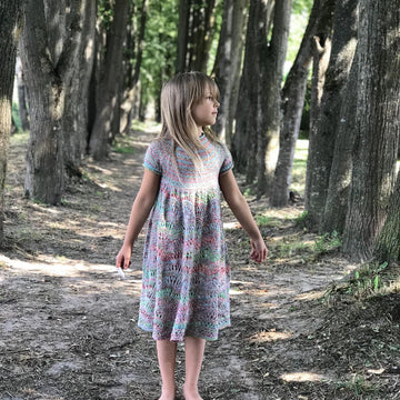 Wave Dress For Little Miss