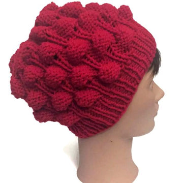 Strawberry stitch hat