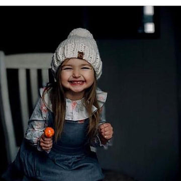 Fur Pompom Chunky Hat Baby Children Women