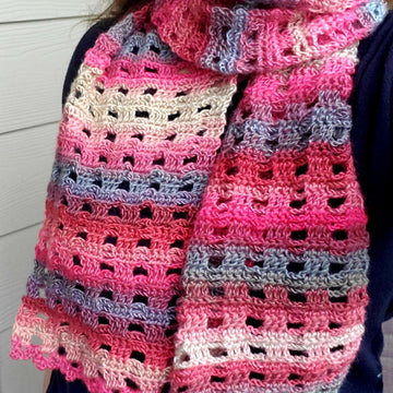 Soft Trellis Scarf