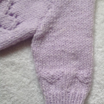 Hearts and Sparkle Baby cardigan