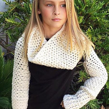 Sleeved Shrug Scarf - Sashland Shrug