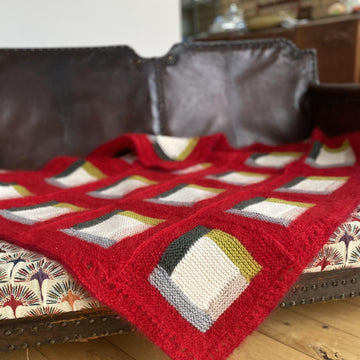Log Cabin Lapghan