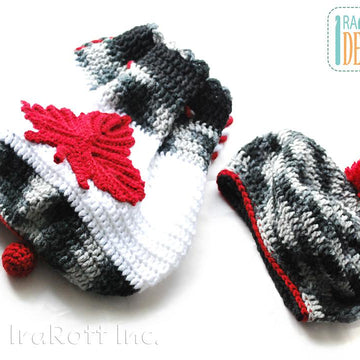 Maple Leaf Backpack and Beret
