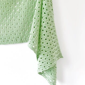 Dewdrop Sideways Shawl