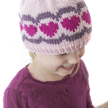 Scalloped Heart Hat