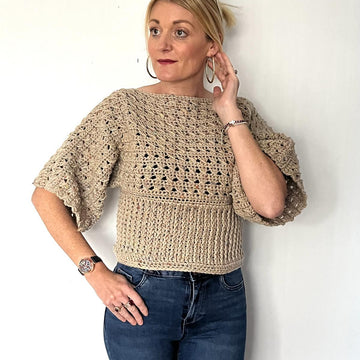 Lace Ribbed Sweater
