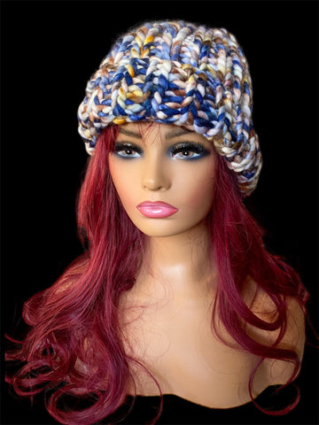 Super Chunky Ribbed Beanie Hat