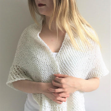 'Silver' Scarf Shawl