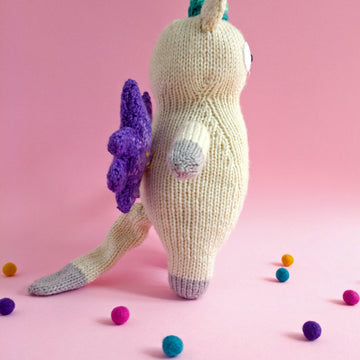 Meowicorn the Unicorn Cat - Toy Knitting Pattern