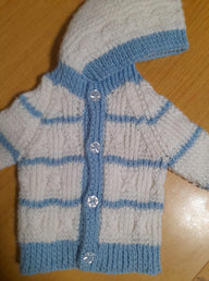 JKS226 Baby Cardigan and Hoodie