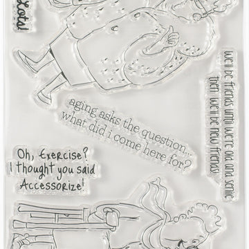 Art Impressions Clear Stamps - Dare To Be Fabulous