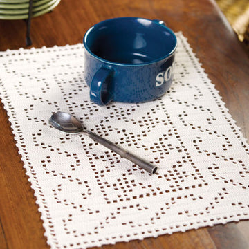 Celtic Placemat in Red Heart Aunt Lydia's Classic Crochet Thread Size 10 Natural - LC2119