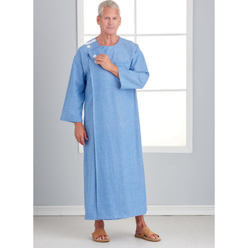 Simplicity Unisex Recovery Gowns and Bed Robe S9490 - Sewing Pattern