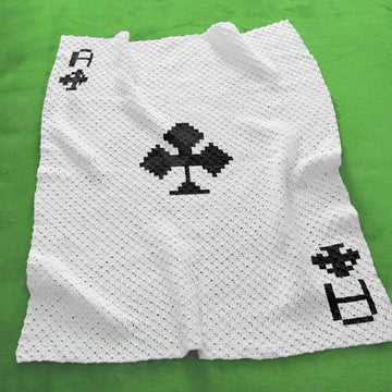 Ace of Clubs Blanket C2C CROCHET PATTERN