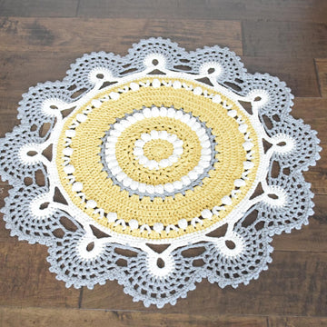 Retro Doily Rug
