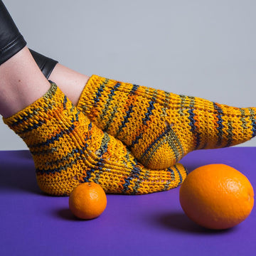 Happy feet crochet socks