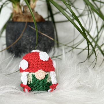 Crochet Mushroom Surprise Gnome