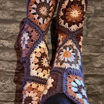 SLiPPERS * BOOTS * - HeXagon * Use leftovers, scraps