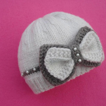 Knitted Baby Cap Pattern for Babies Infant Girl