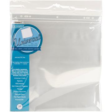 American Crafts Colorbok Universal Refill Pages 12"X12" 10/Pkg - 125814