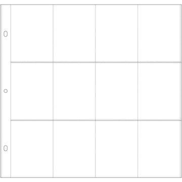Kaisercraft D-Ring Album Page Protectors 12"X12" 10/Pkg - (12) 3"X4" Pockets