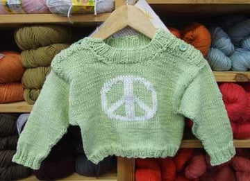 Easy Baby Pullover - Straight Needle Version