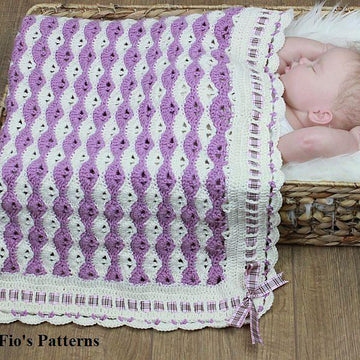 Highland Heather Blanket Crochet Pattern #304