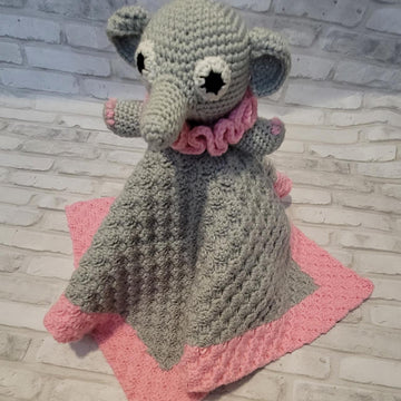 Pretty in Pink Elephant Lovey